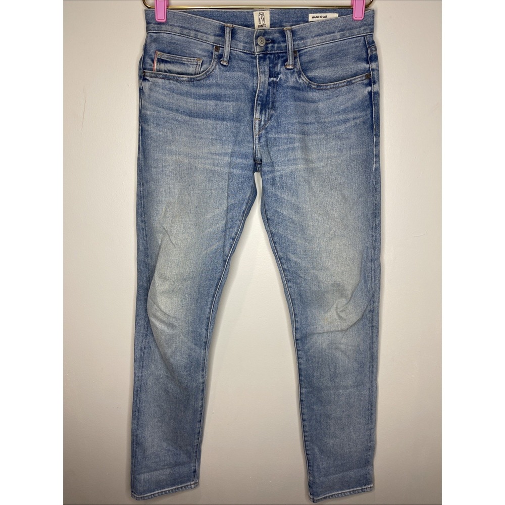 Hiroshi Kato Selvedge The Pen Slim Jean in Keith Size 30 by 34